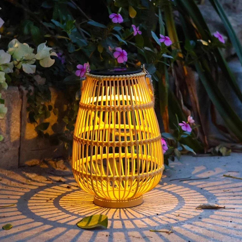 Solara™ Woven Lantern