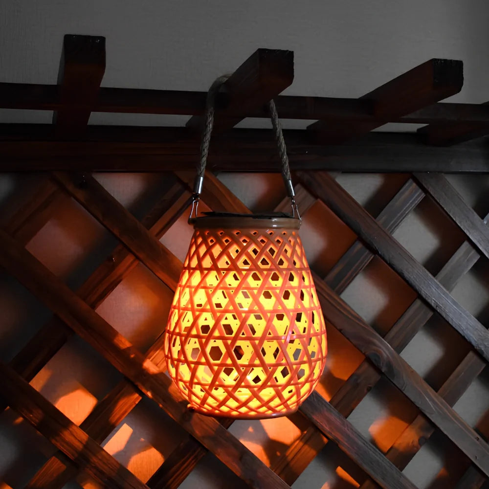 Solara™ Woven Lantern