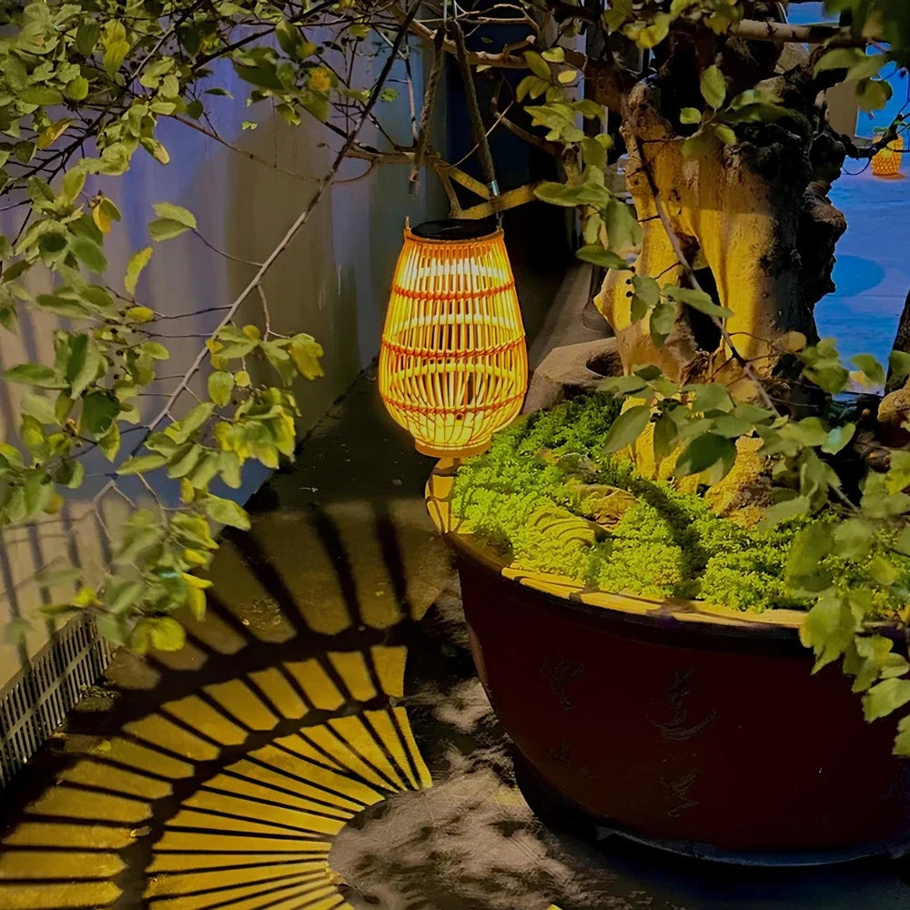 Solara™ Woven Lantern
