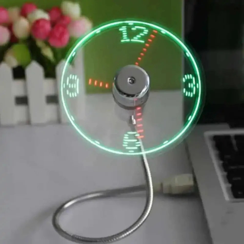 TimeGlow™ Clock Fan
